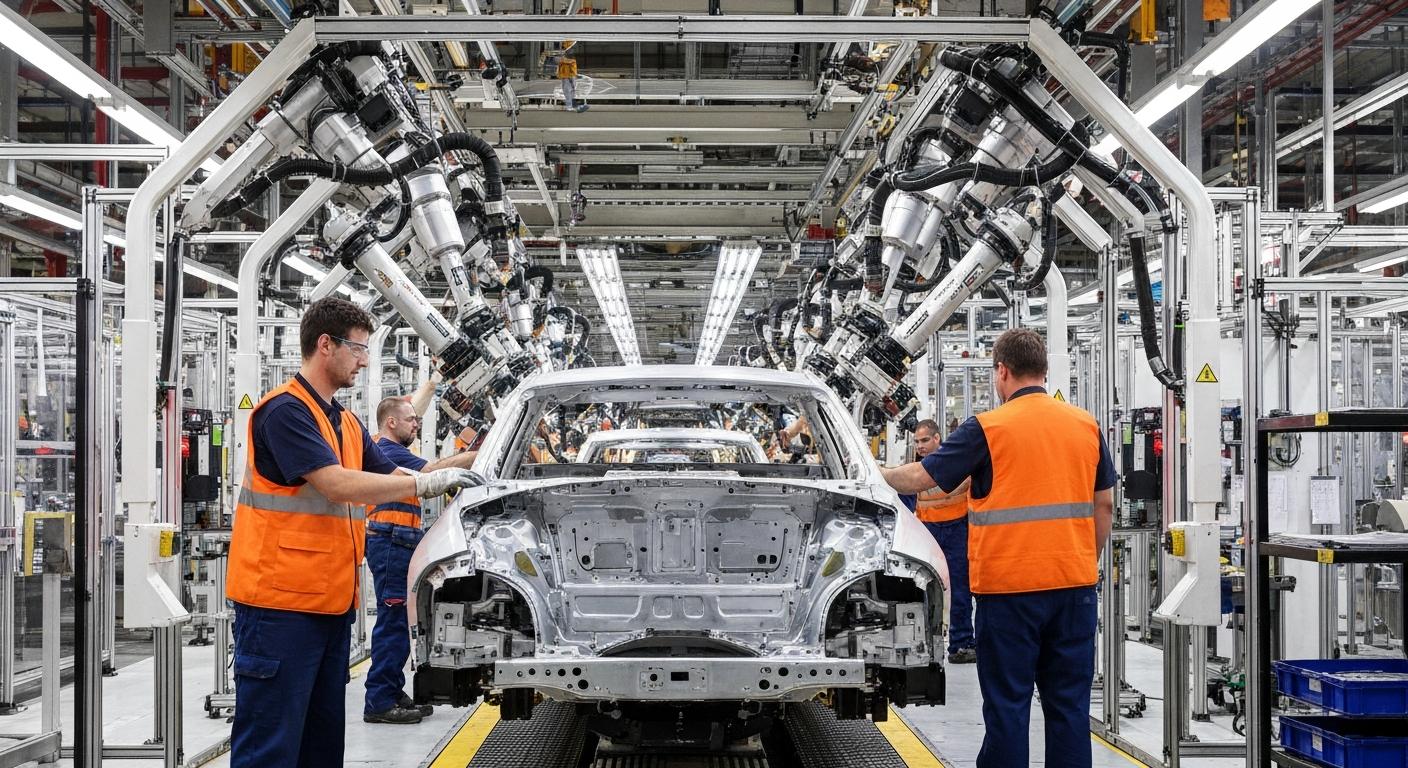 Automotive Plant material handling application with PowerHandling equipment