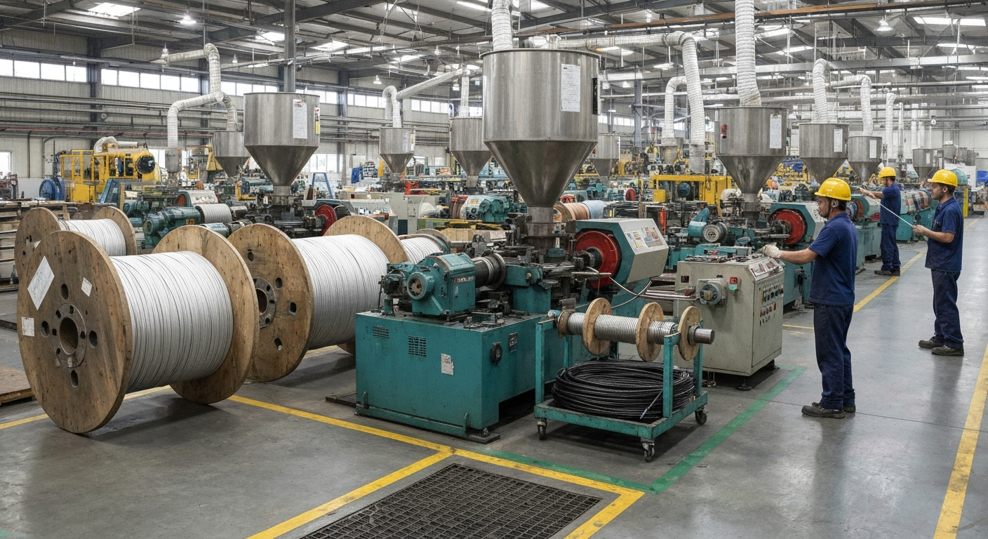 Cable Winder material handling application with PowerHandling equipment
