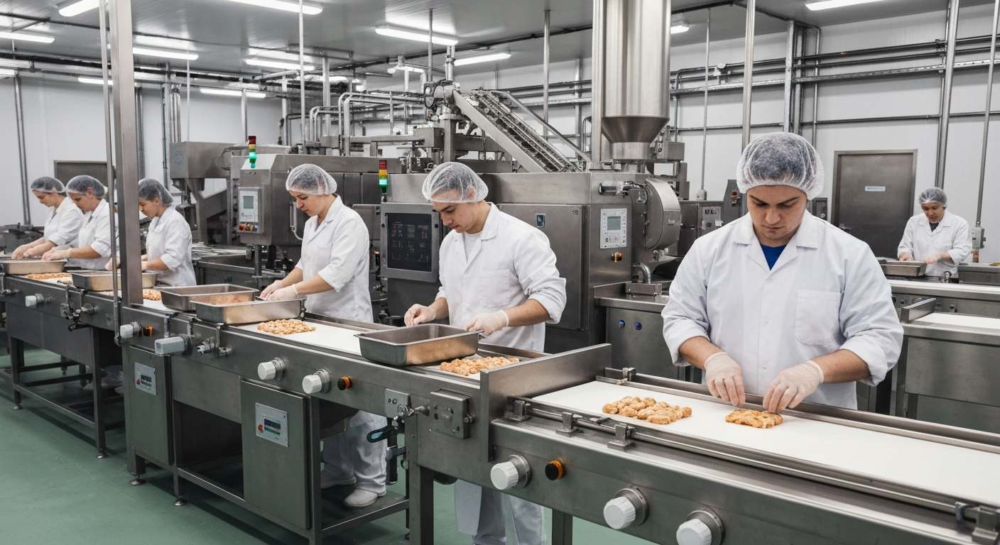 Aplicación de manejo de materiales en Procesamiento de alimentos con equipos PowerHandling