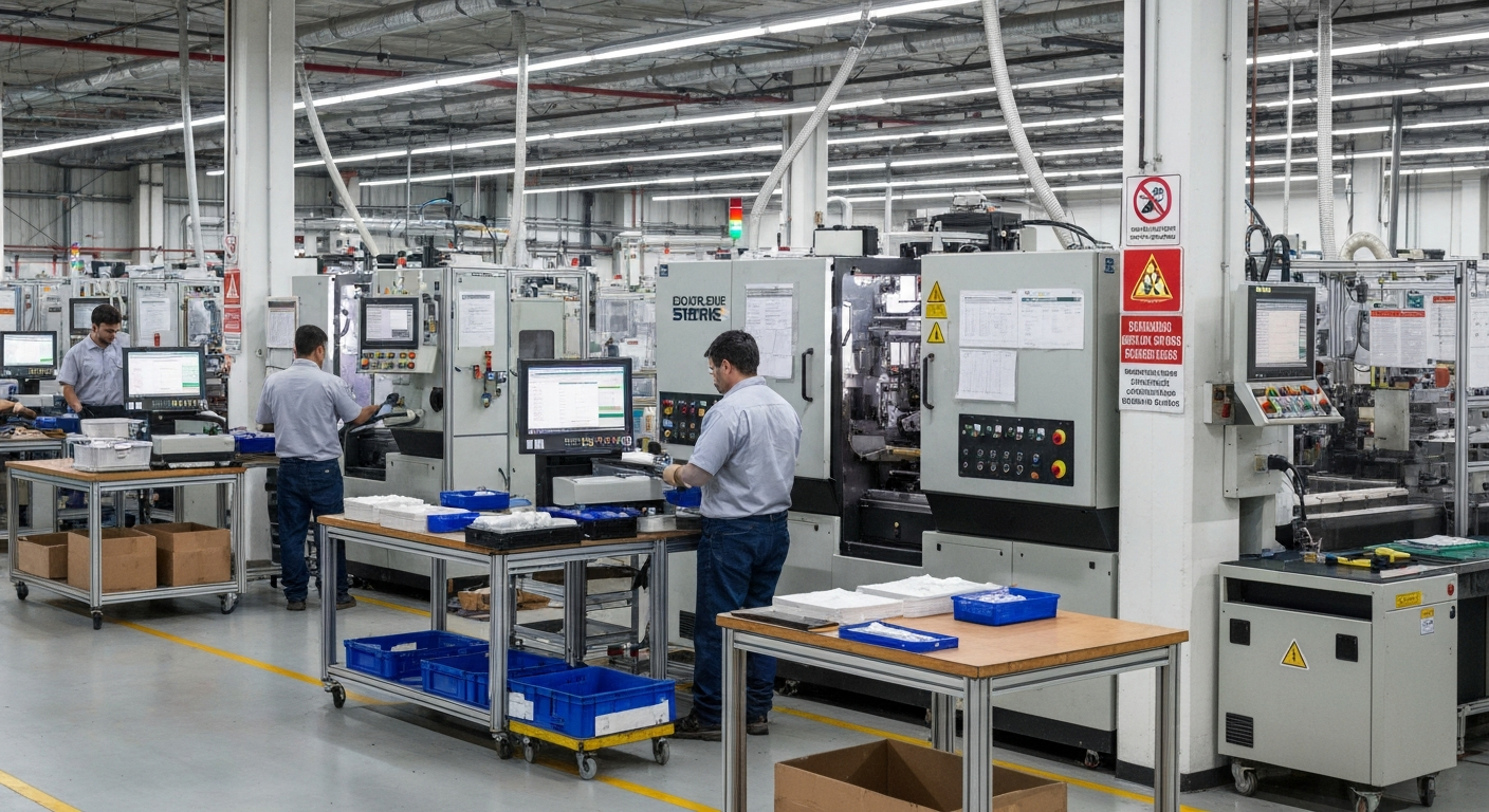 General Manufacturing material handling application with PowerHandling equipment