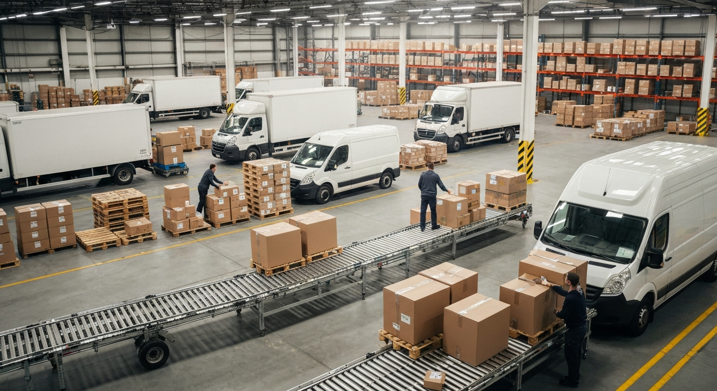 Last-Mile Delivery material handling application with PowerHandling equipment