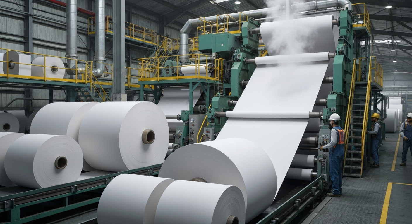 Paper Mill material handling application with PowerHandling equipment