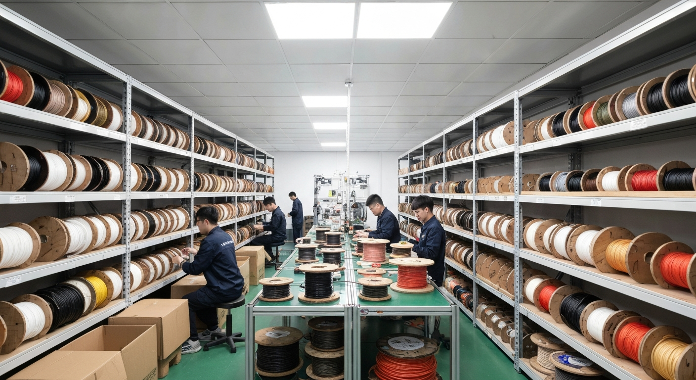 Small Spool Cable material handling application with PowerHandling equipment