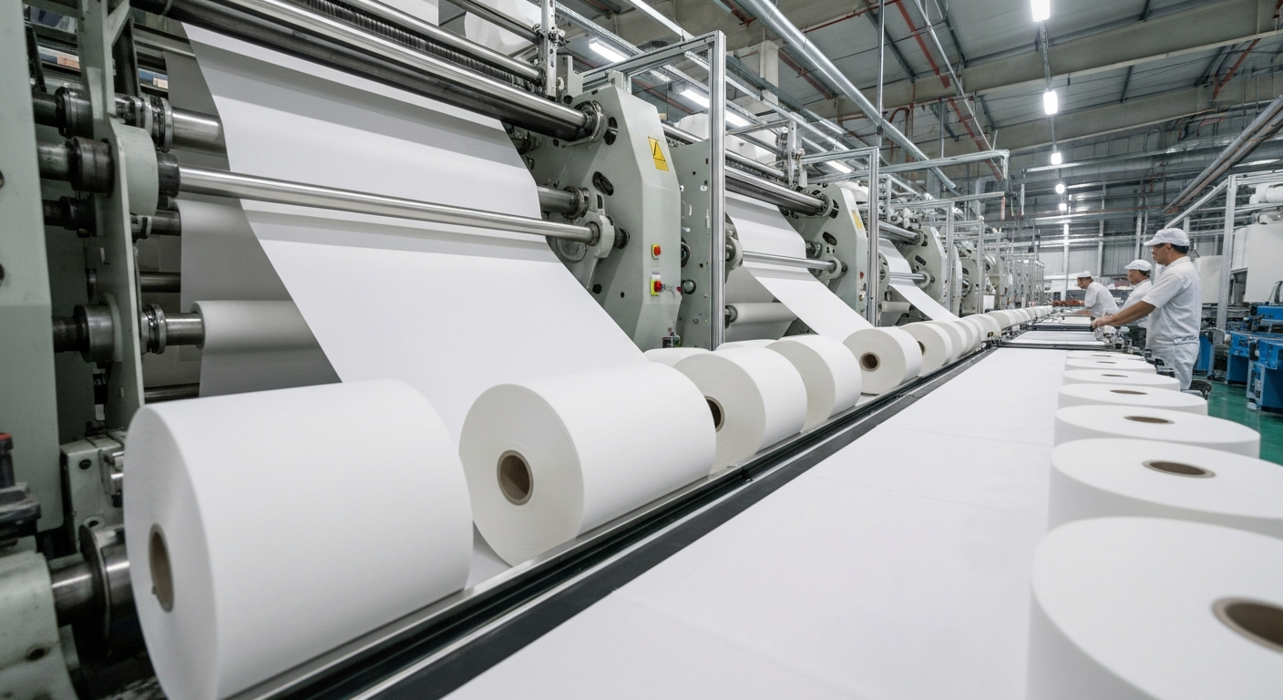 Tissue Mill material handling application with PowerHandling equipment
