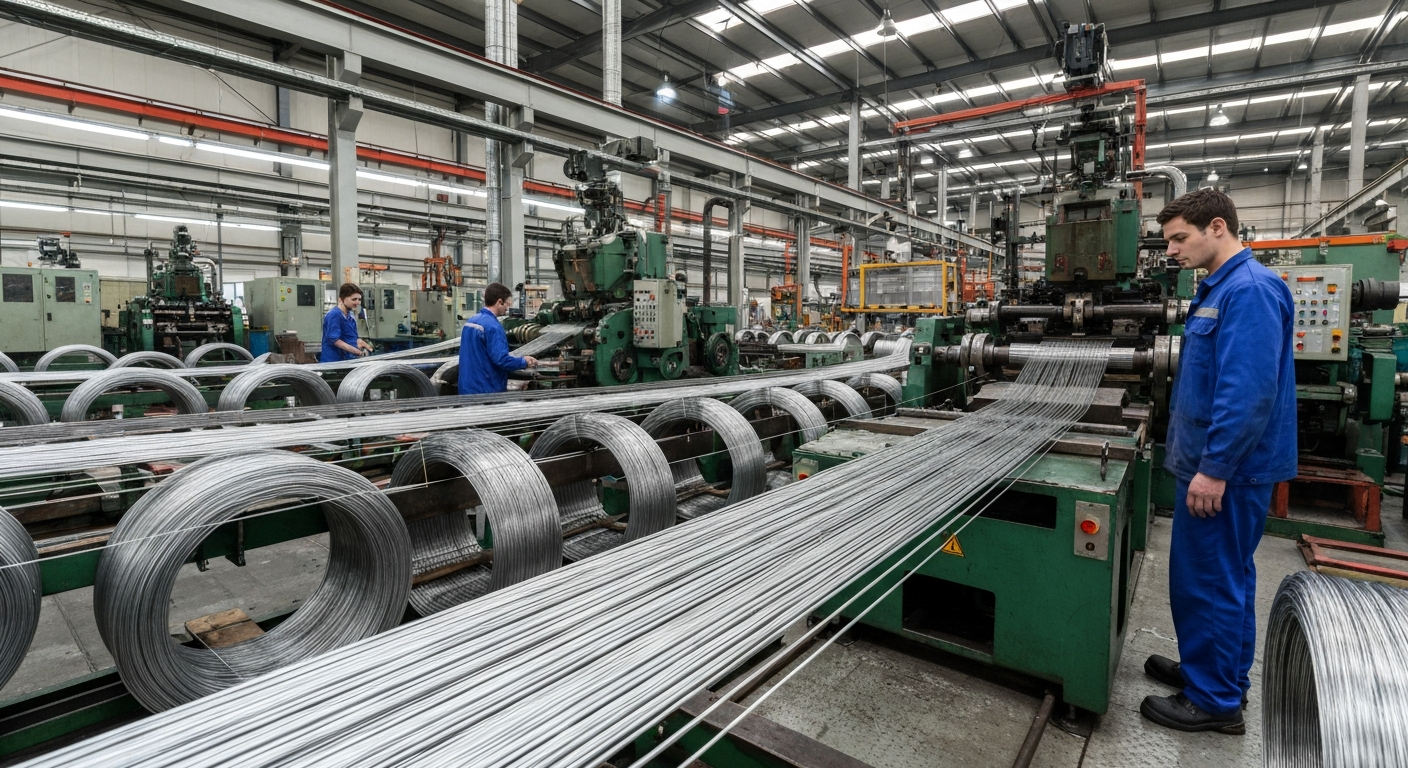 Wire Manufacturing material handling application with PowerHandling equipment